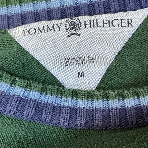 Tommy Hilfiger Bold Stripe Pullover Sweater size Mens M - Picture 7 of 8